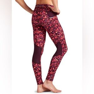 Athleta Women’s Triangular Be Free Leggings Deep Garnet Red Size Small